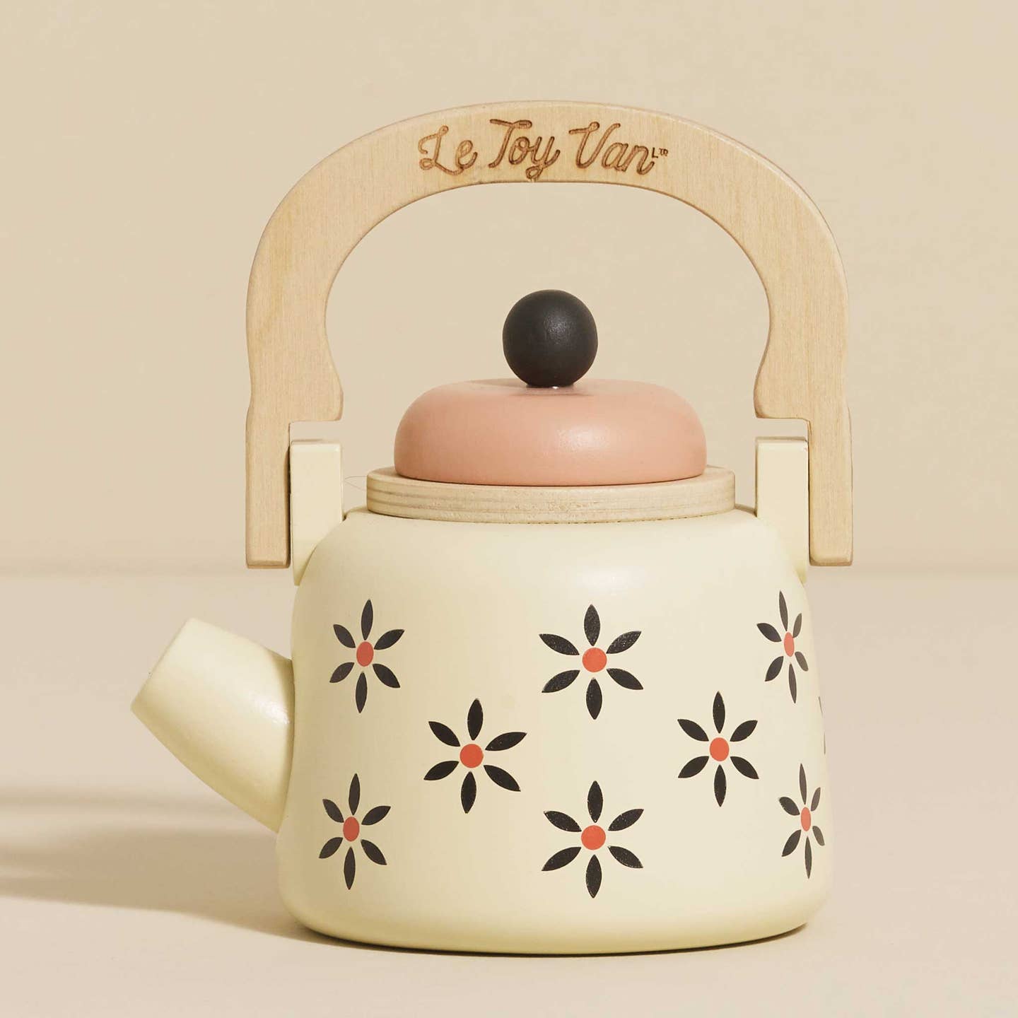 VINTAGE WOODEN PLAY KETTLE