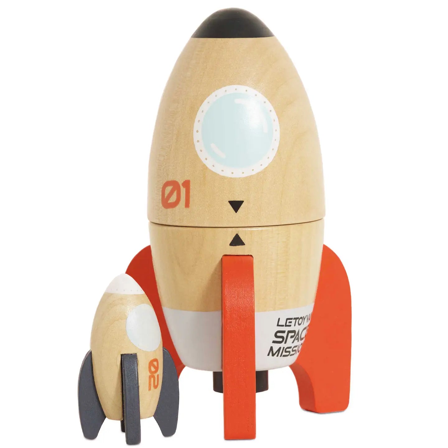 MAGNETIC SPACE ROCKET DUO