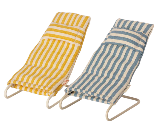 BEACH CHAIRS - SET OF TWO