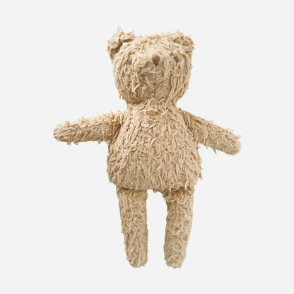 PLUSH BEAR WITH RED PONCHO